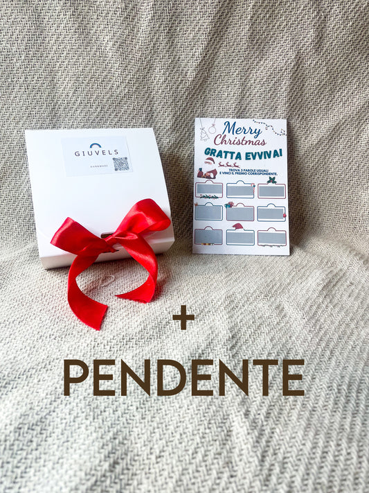 🎁 SET NATALE 'GRATTA + PENDENTE + SCATOLA'